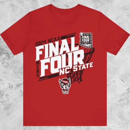 2024 NC State Wolfpack Final Four Shirt- Unisex Shirt — nc-state fan gear