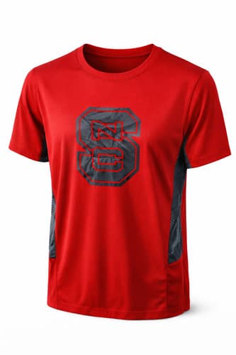 Colosseum Mens NC State Wolfpack T-Shirt Graphic Crew Tee Red Large — nc-state fan gear