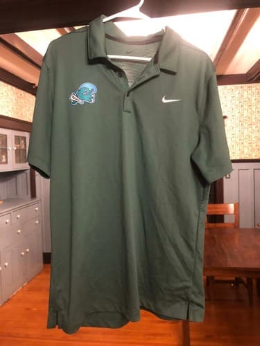 Tulane Green Wave Nike collar shirt large green — tulane fan gear
