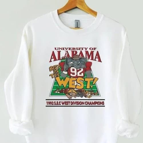 University of Alabama Crimson Tide 1992 Champions Retro Sweatshirt — alabama fan gear