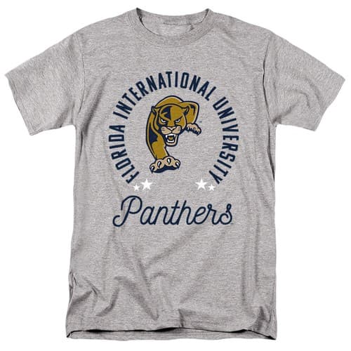 FIU Adult T-Shirt Panthers, Athletic Heather, S-5XL — fiu fan gear