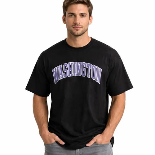 Washington Huskies tee Tshirt  football fan merch sporty game gear — washington fan gear