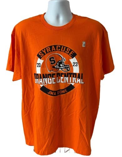 Syracuse Football Orange Central JMA Dome Shirt Men XL 2023 Orange Short Sleeve — syracuse fan gear
