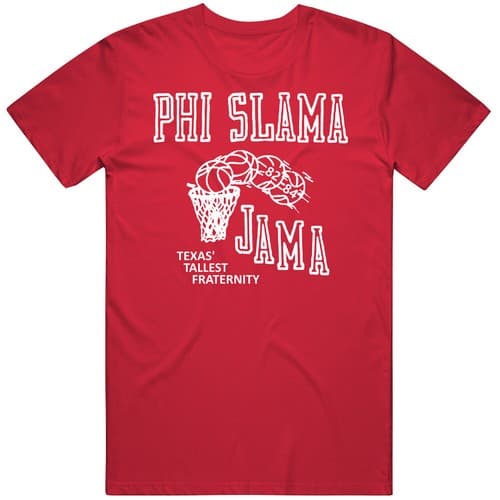 Phi Slama Jama Houston Cougars 1980s College Basketball Vintage Tee Classic Cott — houston fan gear