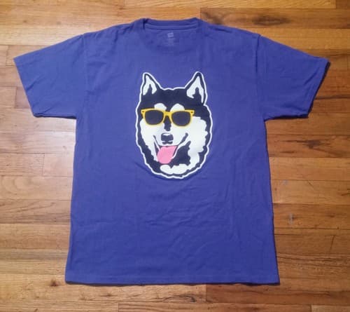 Washington Huskies Joe Cool t-shirt NEW Dawgs college football basketball — washington fan gear