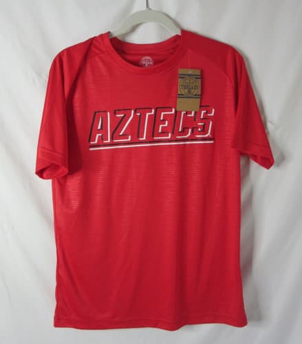 San Diego State University Aztecs SDSU Red T Shirt Nylon Jersey  Size Medium NWT — san-diego-state fan gear