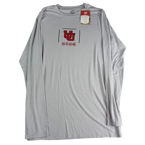 University of Utah Utes Shirt Mens Small Gray Long Sleeve Rivalry Threads NWT — utah fan gear