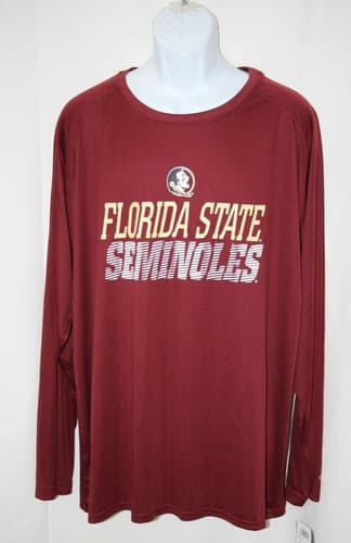 Champion Florida State Seminoles FSU Size 2XL Garnet Red Long Sleeve Shirt NEW — florida-state fan gear