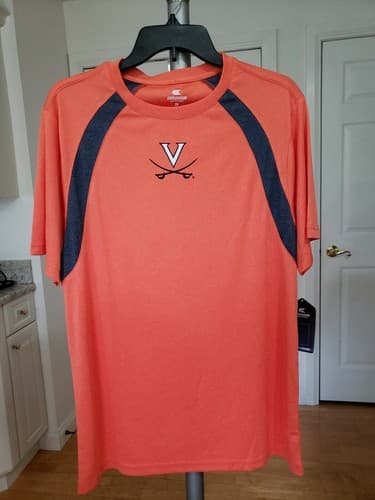 VIRGINIA CAVALIERS Colosseum Mens Orange T  Shirt Sz Large  New  — virginia fan gear