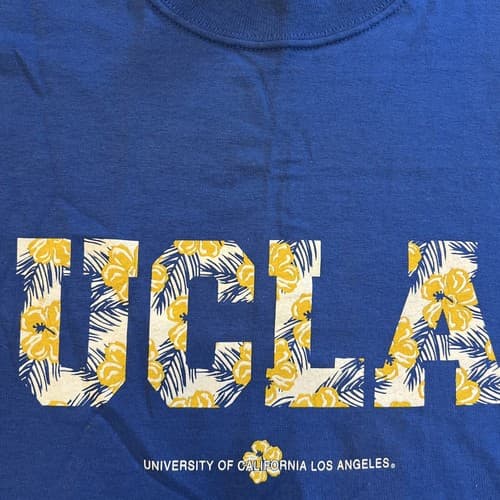 UCLA Bruins Football Hawaiian Aloha Shirt Adult Medium Blue NCAA Authentic New — ucla fan gear