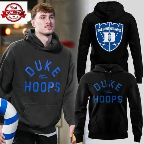 Cooper Flagg Duke Blue Devils The Brotherhood 2025 Hoodie — duke fan gear