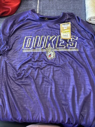 University of James Madison Dukes NCAA Wicking medium Shirt Bin 13s — james-madison fan gear