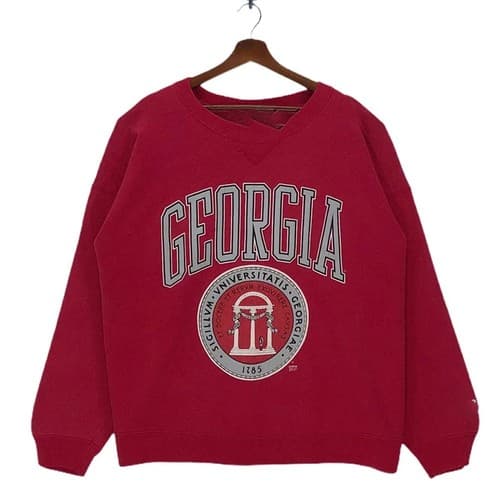Vintage 90s University of Georgia Big Logo T-Shirt, Sweatshirt & Hoodie — georgia fan gear