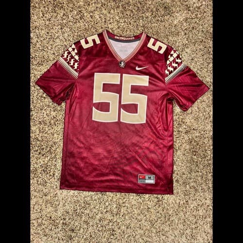 Nike Men's #55 Florida State Seminoles College Football Jersey — florida-state fan gear