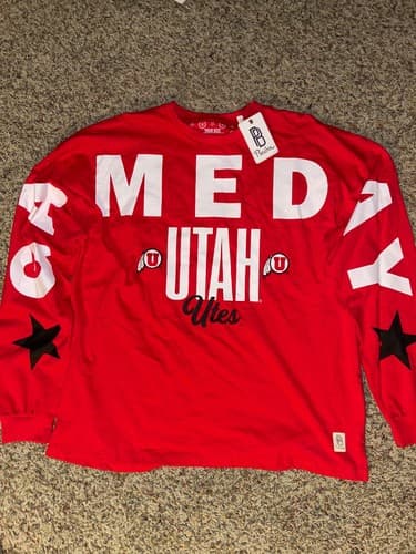 NWT Utah Utes GameDay long sleeve shirt One Size Oversized — utah fan gear
