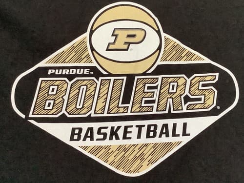 Basketball 🏀 Purdue University Boilermakers Mens black T-Shirt sz 3XL new NWOT — purdue fan gear