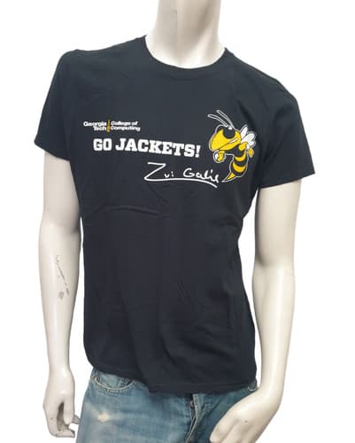 Georgia Tech Yellow Jackets! Men's Shirt Black computing — georgia-tech fan gear