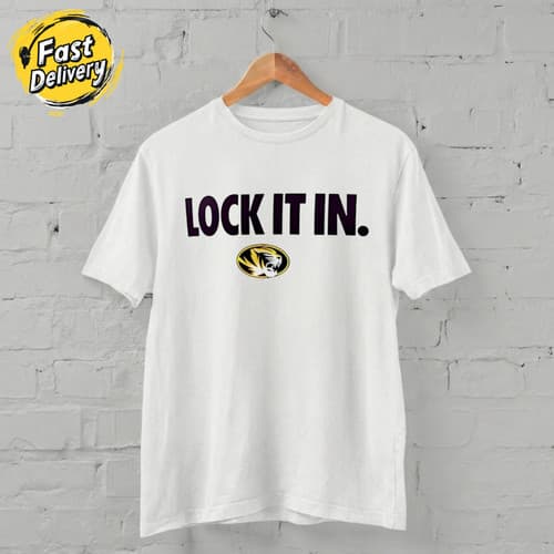 US SELLER - Missouri Tigers Lock It In 2026 Unisex T-Shirt S-5XL — missouri fan gear