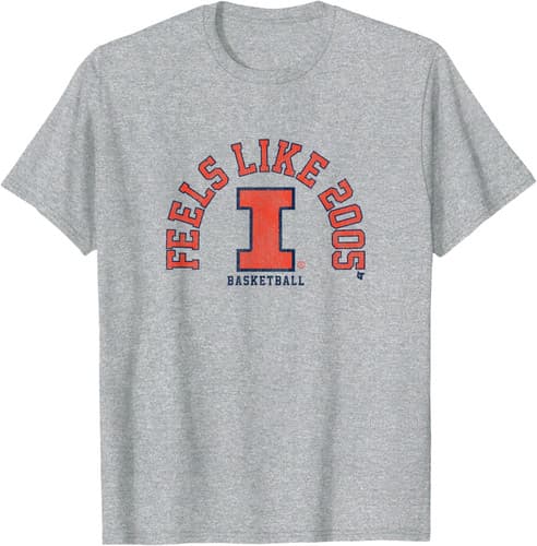 Feels Like 2005 - Illinois Fighting Illini Basketball Sport 2026 Unisex T-Shirt — illinois fan gear