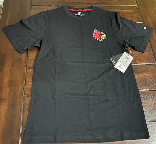 Colosseum Louisville Cardinals Men's T-Shirt Size Small, Black, NWT — louisville fan gear