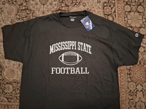 New Champion Men's Mississippi State Football Shirt Size XL Bulldogs T-Shirt NWT — mississippi-state fan gear