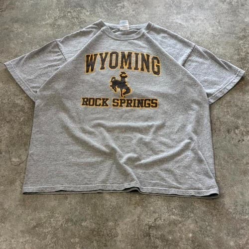 Wyoming Cowboys Rock Springs Grey Shirt | T-Shirt Sweatshirt Hoodie — wyoming fan gear