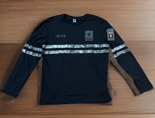 NEW 2025 Army West Point Black Knights Blk/Camo Long Sleeve Performance Shirt M — army fan gear