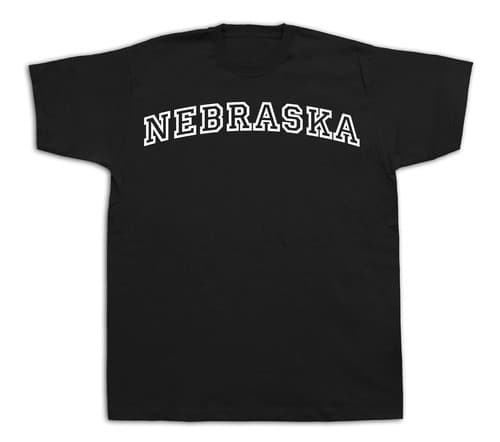 Nebraska Cornhusker State NE Apparel classic T-shirt Tee Football College  Pride — nebraska fan gear