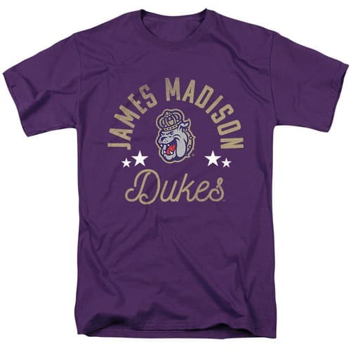 James Madison University Adult T-Shirt Dukes, Purple, S-4XL — james-madison fan gear