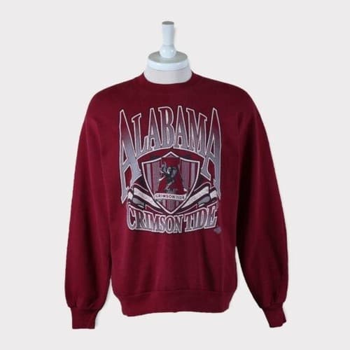 90s University of Alabama Crimson Tide College Football Sweatshirt — alabama fan gear