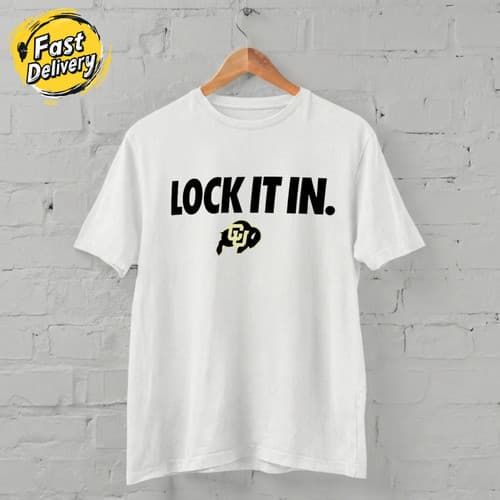 US SELLER - Colorado Buffaloes Lock It In 2026 Unisex T-Shirt S-5XL — colorado fan gear