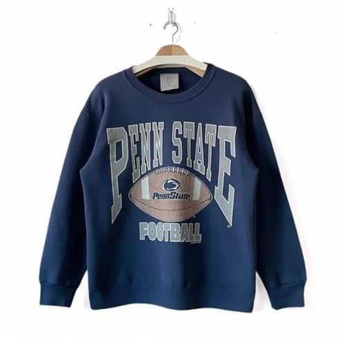 Unisex Vintage 90s Penn State University Football, T-shirt Sweatshirt, Penn Stat — penn-state fan gear