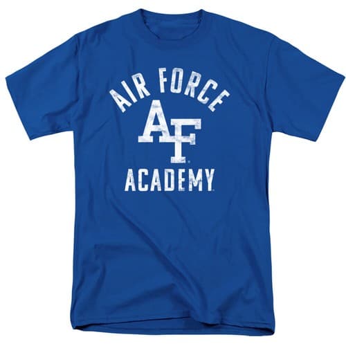 U.S. Air Force Academy Adult T-Shirt Falcons Logo, Royal Blue, S-5XL — air-force fan gear