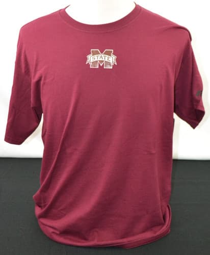 Mississippi State Bulldogs Men's Tee Shirt - Maroon - L  (MSU-04) — mississippi-state fan gear
