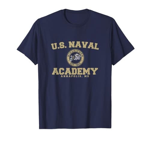 US Naval Academy Midshipmen Circle Logo T-Shirt - NCAA Navy — navy fan gear
