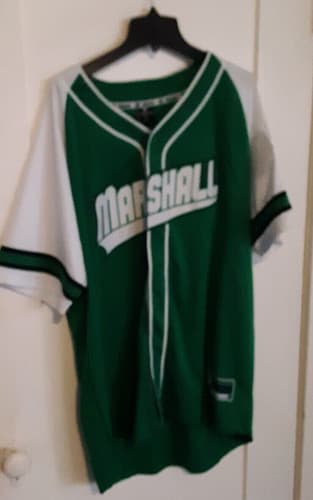 NWT Marshall University Thundering Herd Baseball Jersey t shirt XL — marshall fan gear