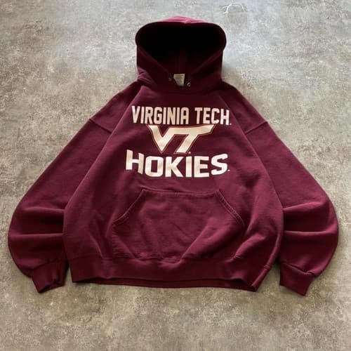 Virginia Tech Spell-Out Hoodie, Hokies Unisex Pullover Sweatshirt — virginia-tech fan gear