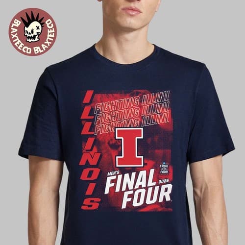 Illinois Fighting Illini 2026 NCAA Basketball Tournament March Madness T-Shirt — illinois fan gear