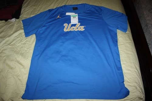 Nike Jordan UCLA Bruins Dri Fit Official Football Training Shirt Mens Sz XL  New — ucla fan gear