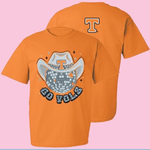 Tennessee Go Vols Disco TN Orange Unisex T-shirt - Hoodie - Sweatshirt Optional — tennessee fan gear