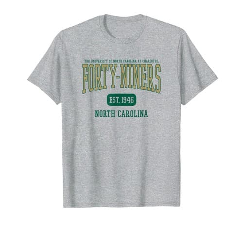UNC Charlotte 49ers Est. Date T-Shirt - College Spirit NCAA Fan Tee — charlotte fan gear