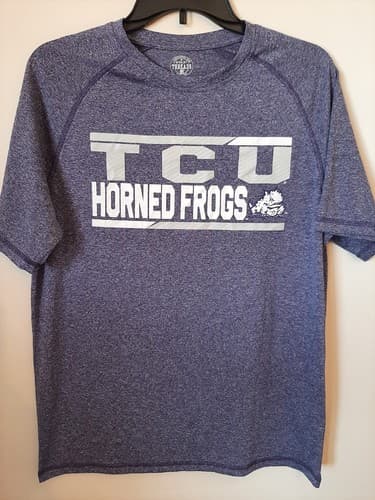 TCU Horned Frogs Purple T-shirt Medium Rivalry Threads 91--New w/o tags — tcu fan gear