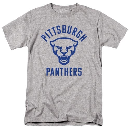 University of Pittsburgh Adult T-Shirt One Panthers, Athletic Heather, S-5XL — pittsburgh fan gear