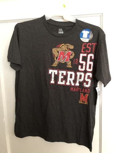 Maryland Terrapins Terps Men's T-shirt NCAA Basketball Football FREE SHIPPPING! — maryland fan gear