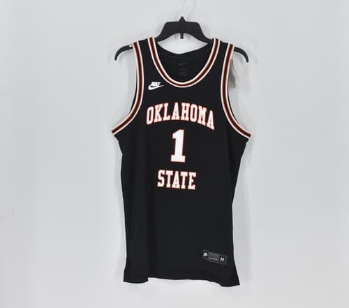 Men's Nike Oklahoma State Cowboys Replica Basketball Jersey In Black Size XXL — oklahoma-state fan gear