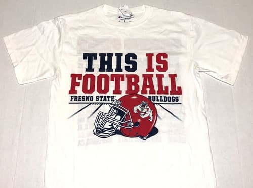 Rare Vintage 2011 Fresno State Bulldogs Football Schedule T-Shirt New NWT MEDIUM — fresno-state fan gear