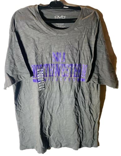 T-Shirt International Men's Northwestern Wildcats Cadence T-Shirt LARGE GRAY — northwestern fan gear