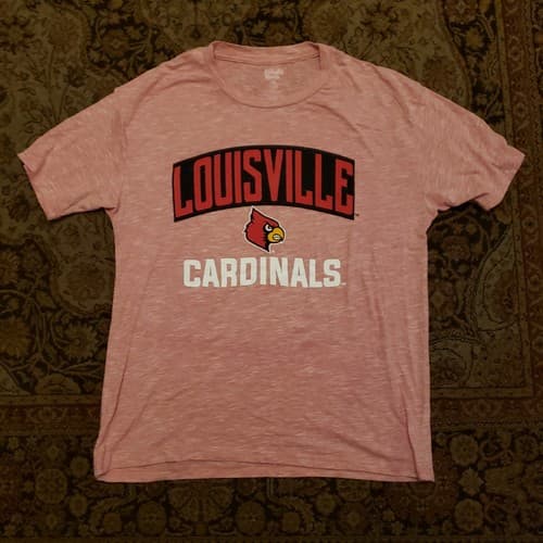 New Men's Pro-Ad Sports Louisville Cardinals T Shirt Size Small S NCAA Football — louisville fan gear