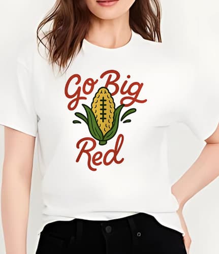 Go Big Red Shirt Nebraska Football Volleyball Basketball Tee Gift for Game Day — nebraska fan gear