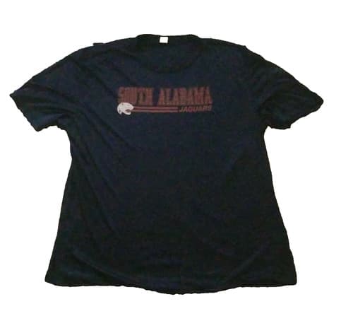 CI Sport-Tek University of South Alabama T-Shirt Jaguars Logo Navy Size 2XL — south-alabama fan gear